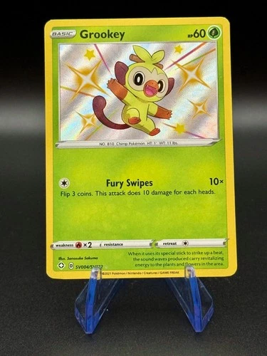Grookey (SV004/SV122) Shiny | Pokemon Shining Fates: Shiny Vault | LP Holo