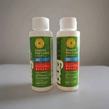 Pack of Two - BugMD Essential Oils Concentrate 3.7 Oz Safely Kills Bugs Bug MD
