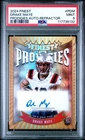 2024 Topps Finest Drake Maye Prodigies Refractor Rookie Auto PSA 9 RC