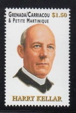 CARRIACOU & PETITE MARTINIQUE Harry Kellar, Magician MNH stamp