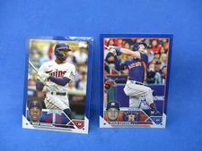 2023 Topps Series 2 Kyle Tucker Blue Parallel SP #461 Astros & 357 Nick Gordon T