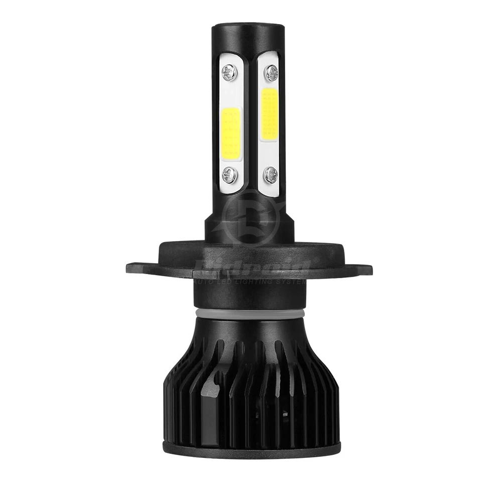 Pair 7X6" LED Headlights Hi/Lo Sealed Beam H4 For 82-93 Chevy S10 Blazer GMC S15 - Image 3 of 4