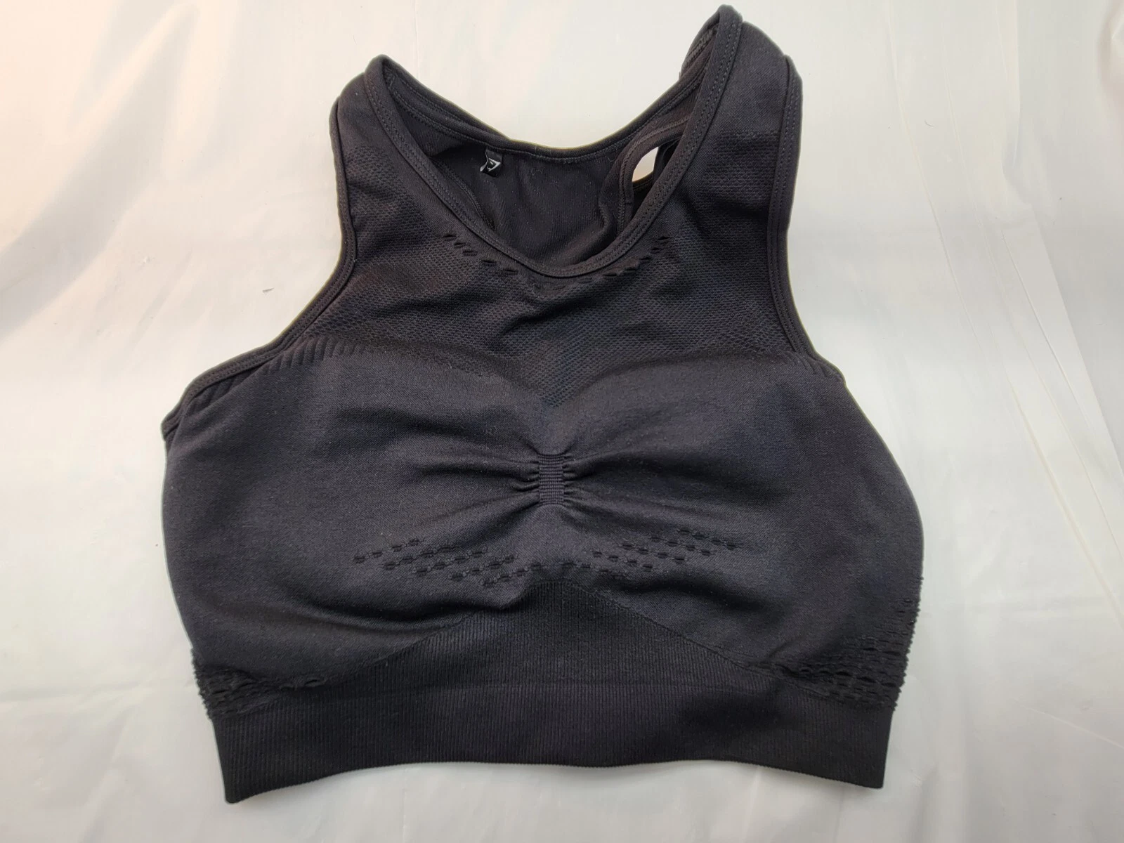 gymshark flawless knit high neck tank-bra