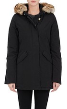 Woolrich John Rich & Bros. Arctic Down Parka Coat In Black Size Xs