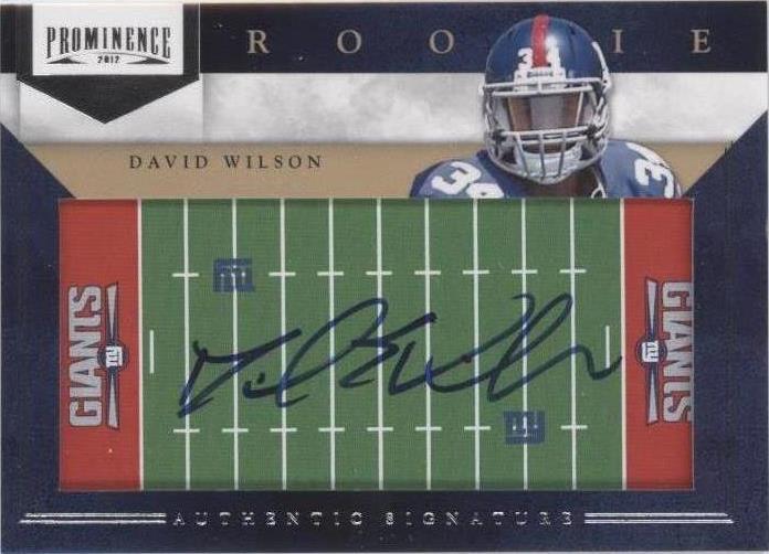 2012 Panini Prominence David Wilson #216 - 1 of 2