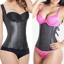 US Fajas Reductoras Colombianas Body Shaper LATEX Waist Trainer Corset Shapewear