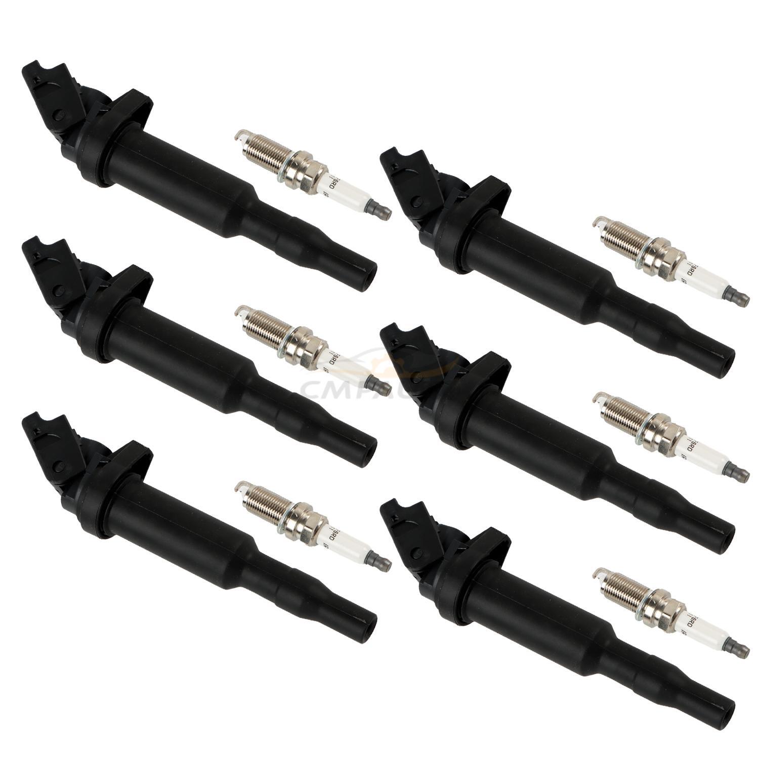 6x Ignition Coil+ 6x Iridium Spark Plug for BMW 328i 535i Mini Cooper 3