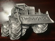 Timberjack Belt Buckle Solid Metal Sturdy 3-D 550 Skidder