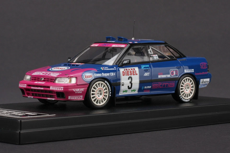 Subaru Legacy RS #3 1993 Sanremo Rally Piero Liatti -- HPI #8271 1/43 - Image 3 of 4