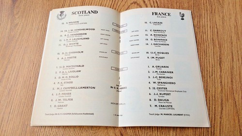 Scotland v France Rugby Programmes 1948 - 2012 - Picture 28 of 66