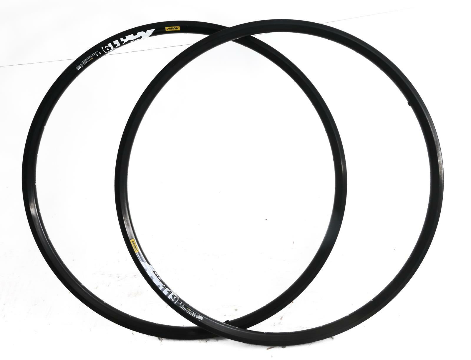 2 QTY Mavic 32 Hole 32H XM119 27.5 / 650b MTB Bike Aluminum Rim Black Disc NEW