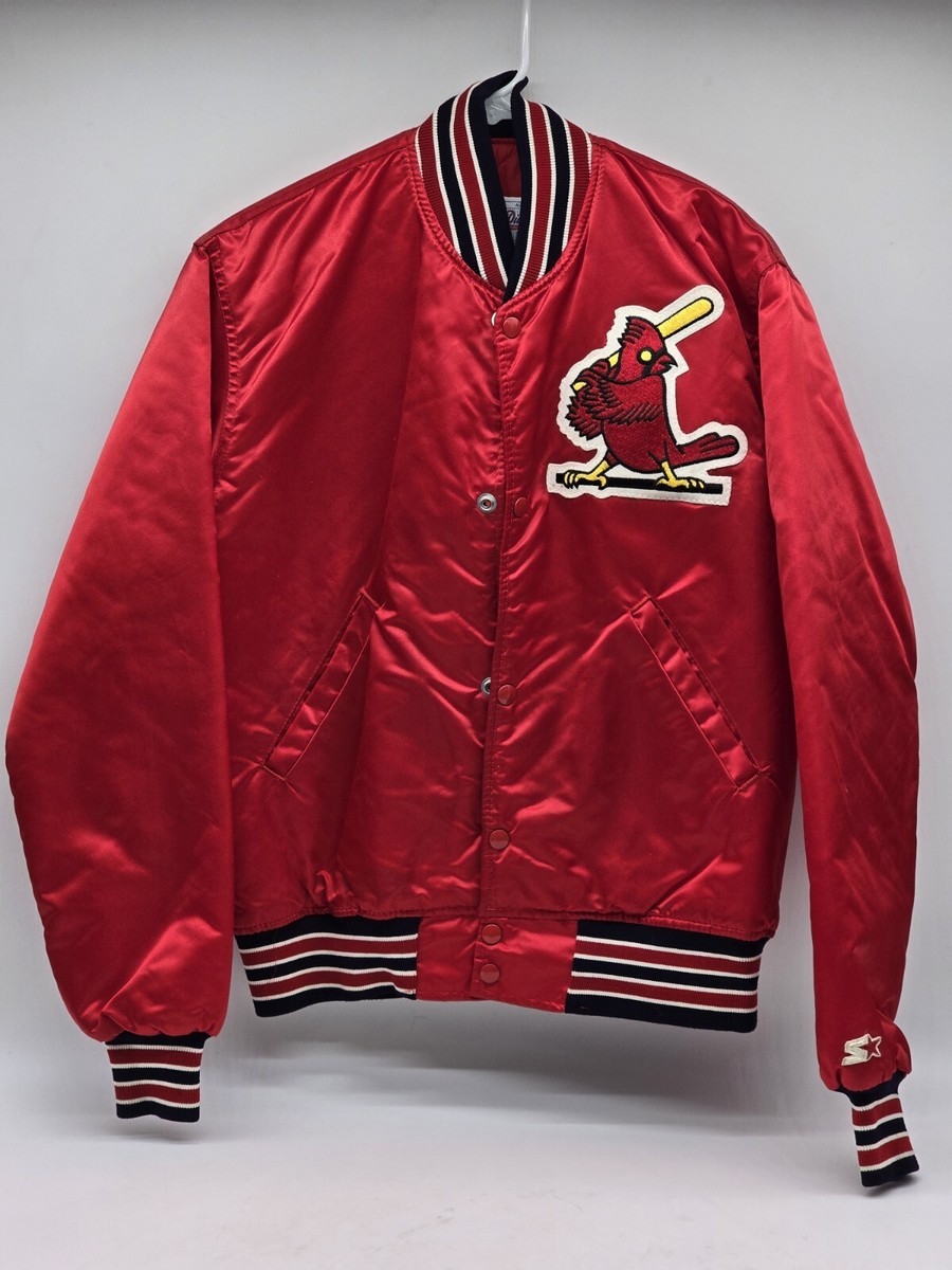 Vintage St Louis Cardinals Starter Jacket Satin Red MLB Baseball