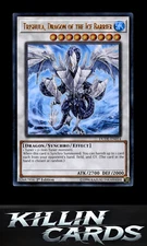1st Edition Trishula, Dragon of the Ice Barrier DUDE-EN014 Ultra Rare Duel Devas