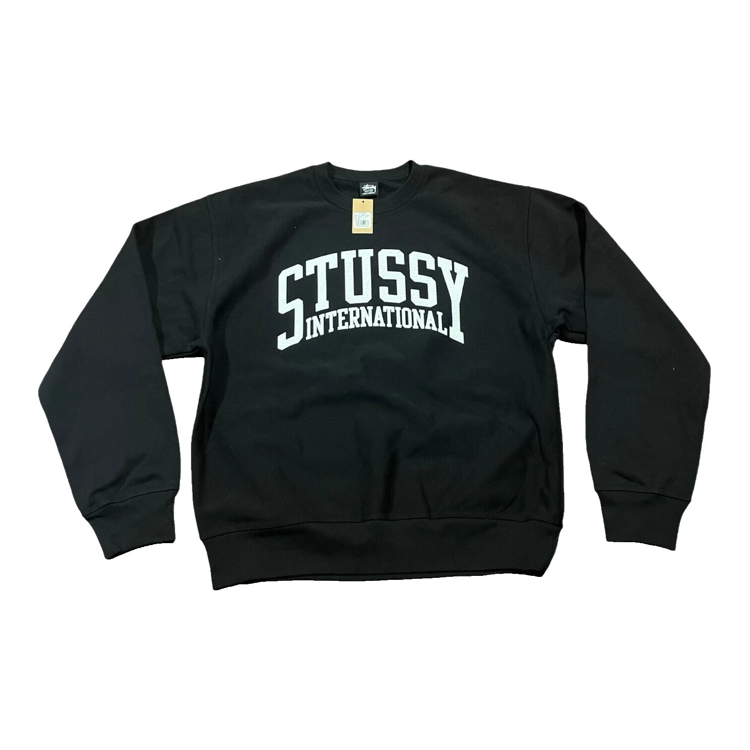 Black Stussy Cotton Hoodies & Sweatshirts for Men