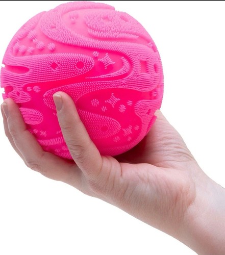 NEEDOH Super Fuzz Ball PINK Giant Nee Doh Stress Ball XL Squishy Toy