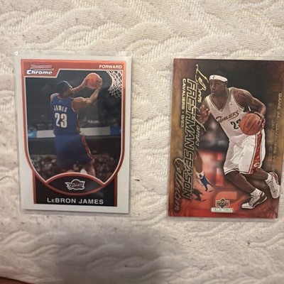 LEBRON JAMES 2003 ROOKIE CARD AND 2007 BOWMAN CHROME | eBay