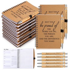 60 Pcs Employee Appreciation Notebooks Gifts 2025 Planner Journal with Motiva...