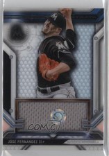 2016 Topps Strata Clearly Authentic Relics Jose Fernandez #CAR-JF 01i1