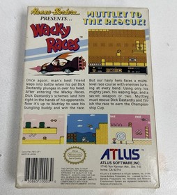 Wacky Races Nintendo NES! CIB! Complete In Box! RARE! Great Shape