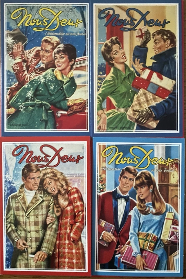 10 Cartes Modèles Vintage Nous Deux Toutes Occasions Collector . Avec Enveloppe - Photo 2/4