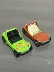 Two 1969 Hot Wheels REDLINE LIGHT GREEN DUNE DADDYs. One original one repainted