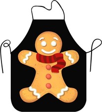 Funny Seasonal Holiday Apron, Adjustable Kitchen Cooking Apron for Women Men BBQ