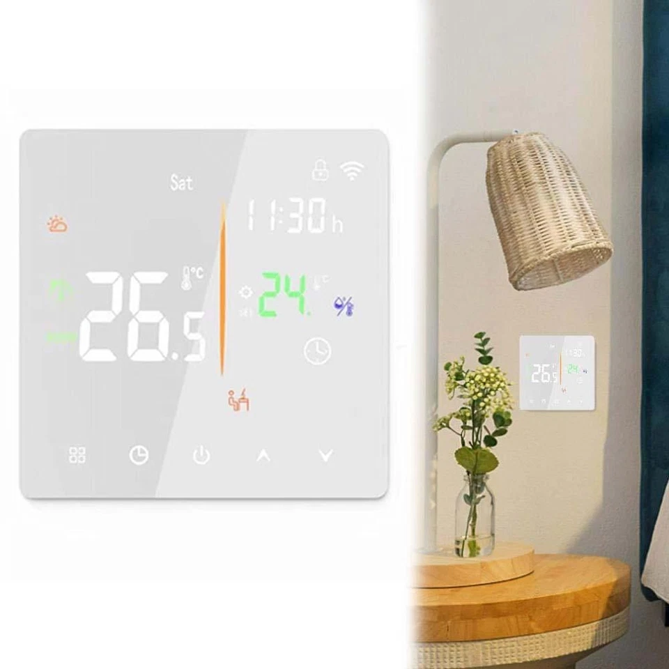 WIFI Touch Screen Heating Control Device with Humidity Tracking Capability - Image 4 of 4