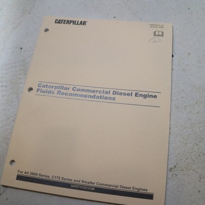 CAT Caterpillar 3500 Series C175 Series Diesel Engines Fluids Maintenance Manual