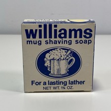 Williams - Mug Shaving Soap - Net Weight 1 3/4 Ounce - Vintage