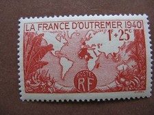 FRANCE neuf  n° 453  LA FRANCE D'OUTRE-MER (1940)