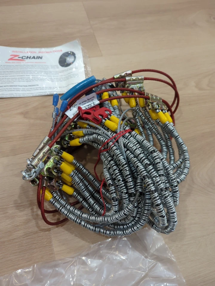 Snow Ice Chain Z-563 Z-Chain Extreme Performance Cable Tire Traction Set Of 2 - Image 4 of 4