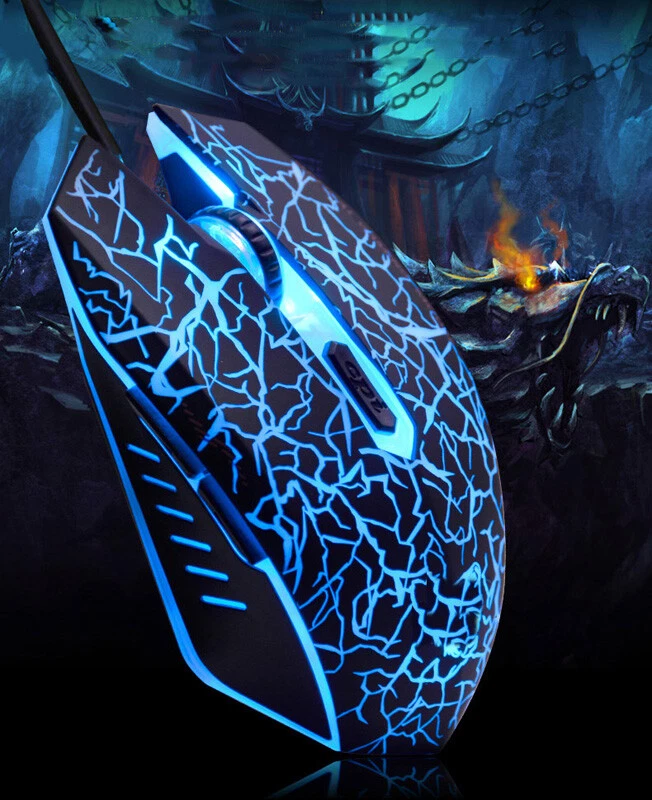 USB 6D Gaming Gamer Optical Mouse Scroll Wheel Mice For Desktop Laptop LX - Image 4 of 4