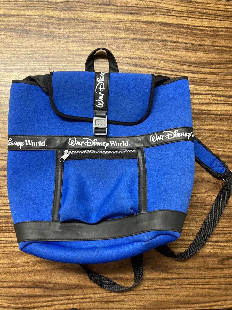 Walt Disney World Nylon Backpack Bag Blue Heavy Duty | eBay display picture 1