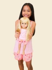 Girl and Doll Matching Cami and Boxer Outfits, 2pc. fits Am Girl.