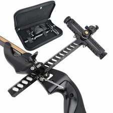 Archery Recurve Bow Sight 1Pin Adjustable Target Point Hunting Shooting Accurate