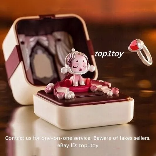POP MART Skullpanda Romantic Ring Box Series Mini Figure Art Toy Secret Gift