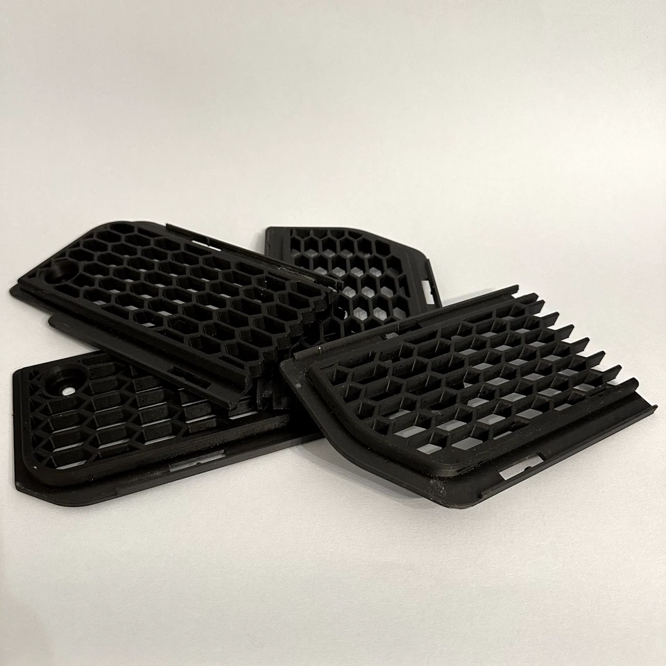 Smart Roadster - Custom Honeycomb Hex Grill Rear Bumper Grill Inserts - Pairs - Imagen 4 de 4