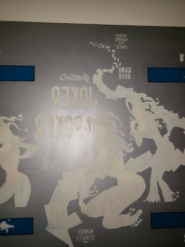 Gottlieb JOKER POKER (versione stato solido) vetro posteriore flipper originale - Foto 11 di 18