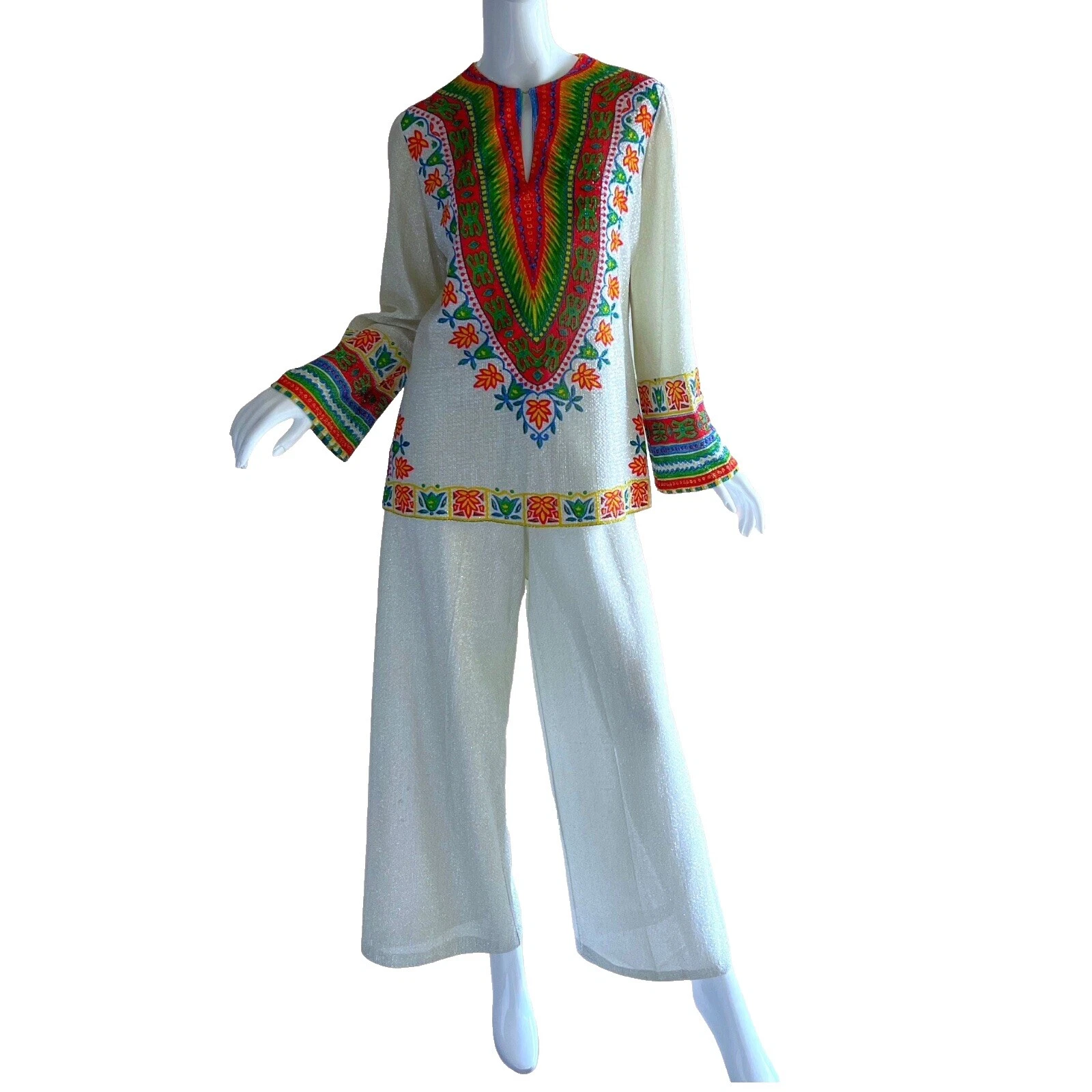 Multi-Color Metal Vintage Ropa, Calzado y Accesorios