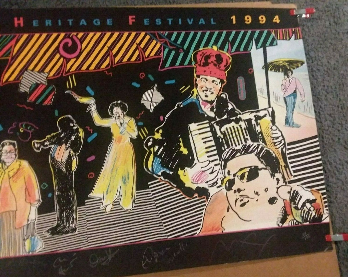NEW ORLEANS JAZZ & HERITAGE FESTIVAL autograph 1994 Peter