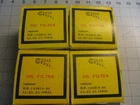 Cycle Craft 8300-025 (4) Oil Filters 63810-80 33-87-47-16858 1/2" w/Fine Thread