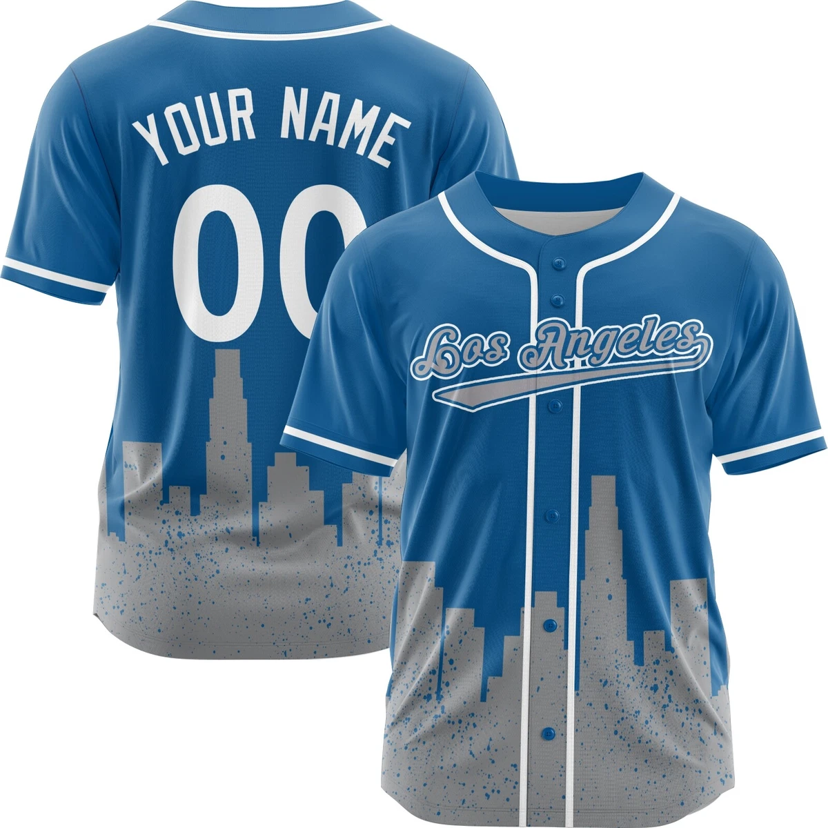 Custom baseball jerseys los clearance angeles