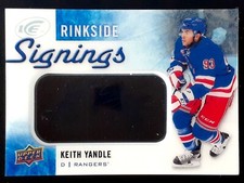 KEITH YANDLE 2015-16 UPPER DECK ICE RINKSIDE SIGNINGS 15-16 NO RS-KY        3233