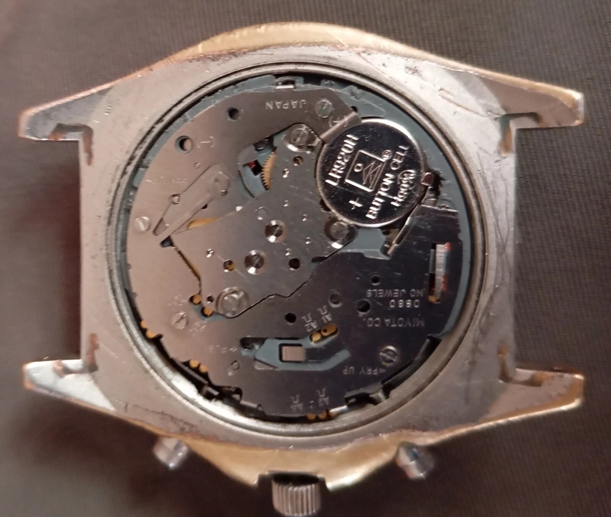time force diver Chrono Quartz miyota 0560 for repair or parts
