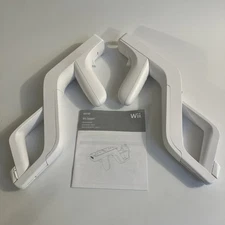 Nintendo Wii Official OEM Zapper Gun Accessory Attachment LOT OF TWO W/ Manual