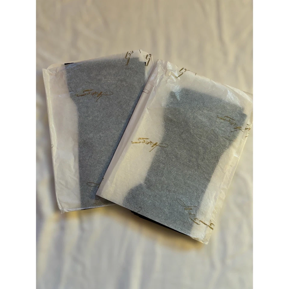 2 pares de medias de sandalia Hanes Cantrece vintage antiguas en apenas negro Foto 2 de 4