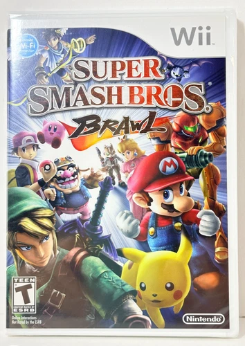 Super Smash Bros Brawl Nintendo Wii Game Brand New Factory Sealed