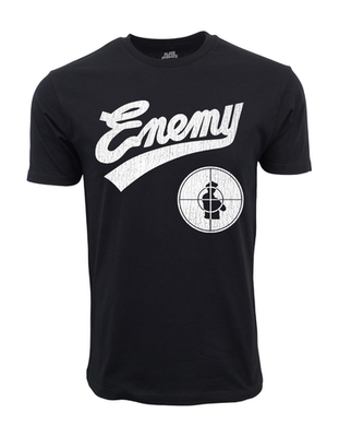 #ad 1991 PUBLIC ENEMY CROSSHAIR VINTAGE LOOK BLACK T SHIRT $19.00