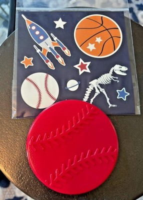 Pottery Barn School Disney Dinosaur Space Baseball rocket bag Set Jurassic   -