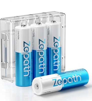 Wiederaufladbare AA Akkus 3000mWh 1,5V Hohe Kapazität 4er Pack Batterien